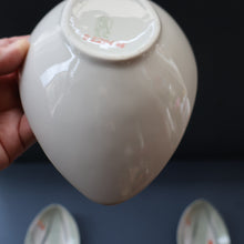 Load image into Gallery viewer, 1970s Soviet LATVIA Riga Porcelain Serving Bowl &amp; Four Small Matching Dishes
