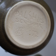 Load image into Gallery viewer, Highly Collectable 1960s DANISH ART POTTERY. Teapot with Wicker Handle. Designed by Frode Blichfeldt Bahnsen for Palshus
