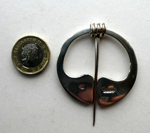 1950s Silver Penannular Brooch by Robert Allison (after Ritchie)