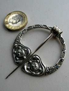 1950s Silver Penannular Brooch by Robert Allison (after Ritchie)