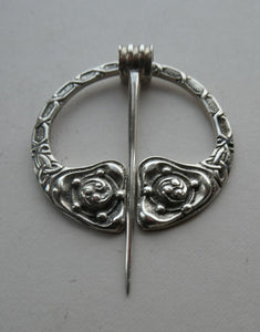 1950s Silver Penannular Brooch by Robert Allison (after Ritchie)