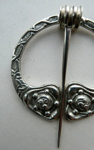 1950s Silver Penannular Brooch by Robert Allison (after Ritchie)