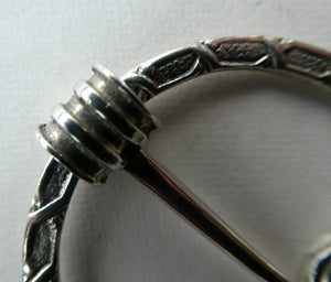 1950s Silver Penannular Brooch by Robert Allison (after Ritchie)