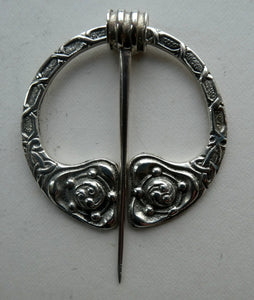 1950s Silver Penannular Brooch by Robert Allison (after Ritchie)