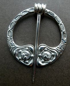 1950s Silver Penannular Brooch by Robert Allison (after Ritchie)
