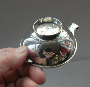 1970s Solid Silver Hallmarked Hamilton & Inches Miniature Quaich