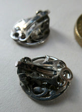 Load image into Gallery viewer, Vintage Small CLIP-ON Earrings by Shetland Silvercraft. Design Featuring the Quendale Beast
