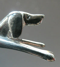 Load image into Gallery viewer, Collectable Vintage Set of SIX Silver Plate Knife Rests in the form of Running Dogs
