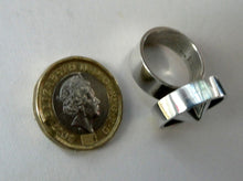 Load image into Gallery viewer, Vintage Scandinavian Miniamalistic 925 Sterling Silver Ring. Size N / 0
