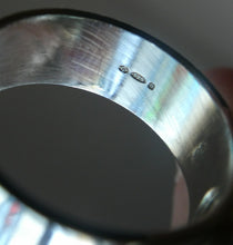 Load image into Gallery viewer, Vintage Scandinavian Miniamalistic 925 Sterling Silver Ring. Size N / 0
