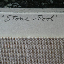 Load image into Gallery viewer, 1971 Etching &amp; Aquatint Entitled "Stone Pool" by Phil Greenwood. Pencil Signed
