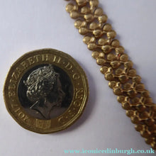 Load image into Gallery viewer, Solid 9ct Gold Decorative Textured Link  Nceklace. 19 grams weight
