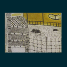 Load image into Gallery viewer, SCOTTISH ART. Elizabeth Blackadder. Original Pencil Signed Colour Etching. Entitled: Japanese Garden, Kyoto (1992)
