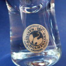 Load image into Gallery viewer, SIX LARGE 1950s HOLMEGAARD Kastrup CANADA Drinking Tumblers with Original Labels; 6 1/4 inches high
