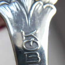 Load image into Gallery viewer, DANISH SILVER PLATE. Vintage Souvenir Caddy Spoon. Copenhagen Finial designs by Axel Prip
