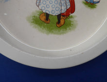 Load image into Gallery viewer, 1940s BABY&#39;S PLATE or BOWL. Charming Dish with Cute Images of Dutch Children
