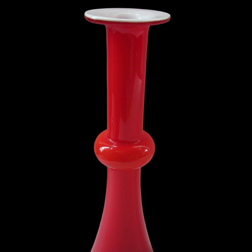 1960s CARNABY Glass Vase. Designed by Per Lutken for Holmegaard Glass