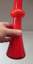 Load image into Gallery viewer, 1960s CARNABY Glass Vase. Designed by Per Lutken for Holmegaard Glass
