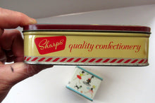 Load image into Gallery viewer, Delightful PAIR of Little Original 1950s Sweetie or Toffee Tins
