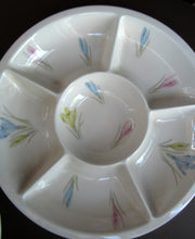 Load image into Gallery viewer, 1950s Norwegian Figgjo Flint Hors d&#39;ouevres Dish or Platter 
