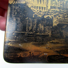 Load image into Gallery viewer, Early Portmeirion Ceramic Lidded Box with Gold Image of St Paul&#39;s Cathedral, London
