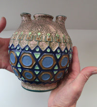 Load image into Gallery viewer, 1930s Czech Pottery Art Deco Amphora Vase
