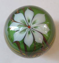 Load image into Gallery viewer, CHRIS BUZZINI 1977 Art Glass Paperweight for Bridgeton Studio, American
