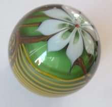 Load image into Gallery viewer, CHRIS BUZZINI 1977 Art Glass Paperweight for Bridgeton Studio, American
