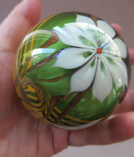 Load image into Gallery viewer, CHRIS BUZZINI 1977 Art Glass Paperweight for Bridgeton Studio, American
