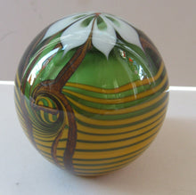 Load image into Gallery viewer, CHRIS BUZZINI 1977 Art Glass Paperweight for Bridgeton Studio, American
