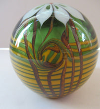 Load image into Gallery viewer, CHRIS BUZZINI 1977 Art Glass Paperweight for Bridgeton Studio, American
