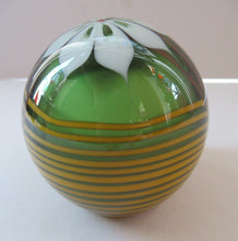 Load image into Gallery viewer, CHRIS BUZZINI 1977 Art Glass Paperweight for Bridgeton Studio, American
