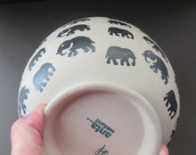 Load image into Gallery viewer, Scottish Anta Pottery Bowl Decorated with Stoneware Elephants
