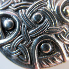 Load image into Gallery viewer, Vintage 1960s Scottish Celtic Hallmarked Silver Brooch by Robert Allison
