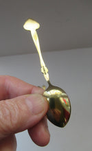 Load image into Gallery viewer, Set of Six Norwegian Silver Gilt Demitasse or Espresso Spoons
