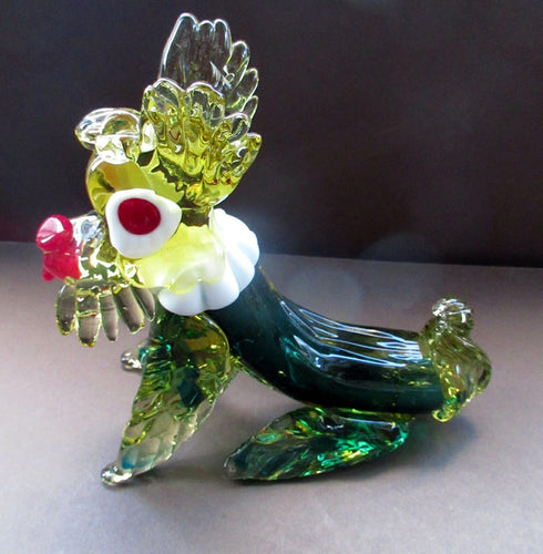 1960s 1970s Chunky Murano Glass Terrier Dog