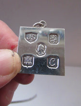 Load image into Gallery viewer, Jack Spencer Sterling Silver Ingot Pendant and Chain
