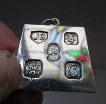 Load image into Gallery viewer, Jack Spencer Sterling Silver Ingot Pendant and Chain
