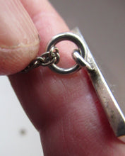 Load image into Gallery viewer, Jack Spencer Sterling Silver Ingot Pendant and Chain
