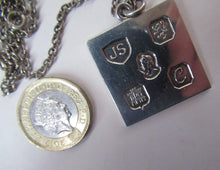 Load image into Gallery viewer, Jack Spencer Sterling Silver Ingot Pendant and Chain
