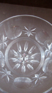 1930s / 1940s Set of Six Webb Corbett Tall Crystal Engraved Wine Glasses