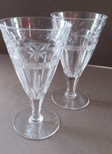 Load image into Gallery viewer, 1930s / 1940s Set of Six Webb Corbett Tall Crystal Engraved Wine Glasses
