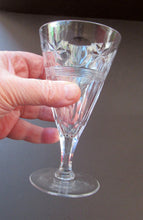 Load image into Gallery viewer, 1930s / 1940s Set of Six Webb Corbett Tall Crystal Engraved Wine Glasses
