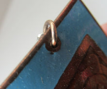 Load image into Gallery viewer, Vintage Scottish Jewellery John Leman Copper and Enamel Pendant
