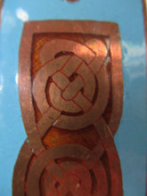 Load image into Gallery viewer, Vintage Scottish Jewellery John Leman Copper and Enamel Pendant
