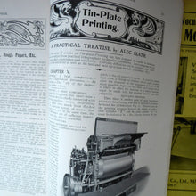 Load image into Gallery viewer, RARE 1906 ART MAGAZINE. The Modern Lithographer. Published London February 1906; Includes Genuine Art Nouveau Lithograph
