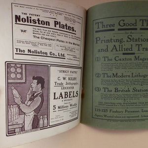 RARE 1905 ART MAGAZINE. The Modern Lithographer. Published London June 1905; Includes Genuine Art Nouveau Lithograph
