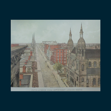Load image into Gallery viewer, NEW YORK 1879: Fifth Avenue From 42nd Street, Looking North. Original Chromolithograph after John Bachmann
