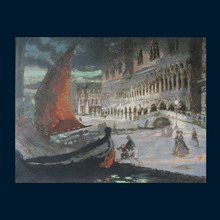 Load image into Gallery viewer, Charles Hodge Mackie Colour Woodcut of the Ducal Palace, Venice (1911)
