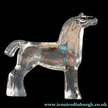 Load image into Gallery viewer, A/ 1970s KOSTA BODA Large Glass horse Designed by Bertil Vallien. 8 1/4 inches
